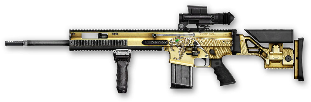 Golden FN SCAR Creedmoor